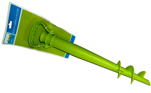 Beach umbrella holder green - holder,