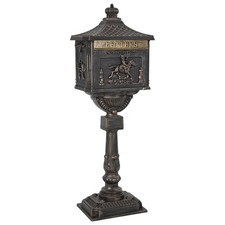 Pedestal Letterbox Aluminium