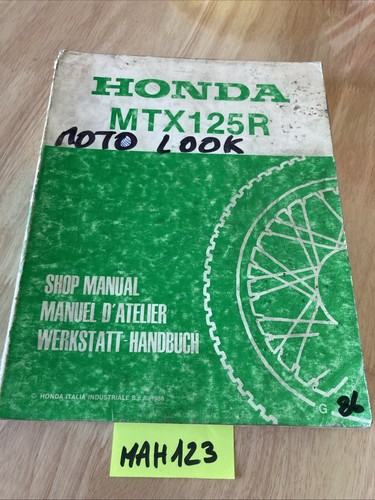 Honda mtx125r 1986 mtx125 - mtx125r,