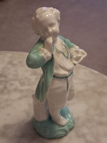 Antique german porcelain boy - german,