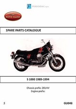 Moto Guzzi parts manual book