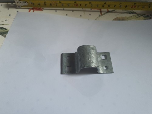 Galvanised keep receiver for