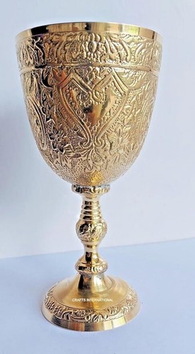 Royal wine goblet solid brass - royal,