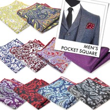 MEN POCKET SQUARE Dot Flower
