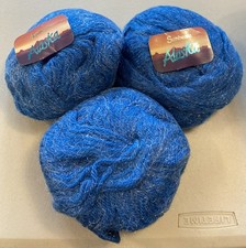Sunbeam Alaska Brushed Chunky 30% 3x100g Blue Knitting Wool/Yarn