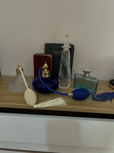 Empty vintage perfume - vintage,