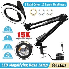 Large Lens Lighted Lamp Desk