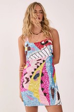 Nastygal Multi Mini Dress
