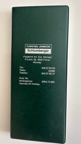 Flopetrol oilfield tally book - oilfield,
