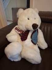 Vintage 1990s Large 73cm Allders Boogie Bear Soft Plush Toy Teddy with Tags