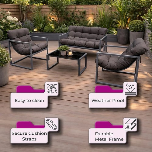 Outdoor metal patio - outdoor,