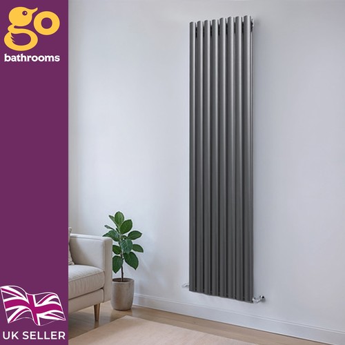 Grey double column - double, radiator