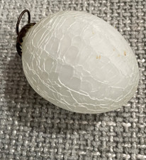 vintage heavy Kugel frosted