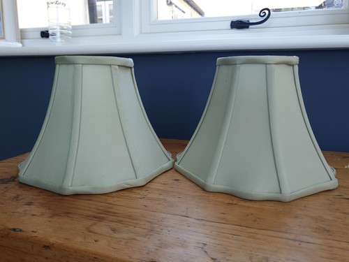 Vintage lamp shades pale - 2,