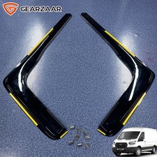For Ford Transit MK8 2014-Onwards Wind Deflectors Tinted 2pc Left + Right UK