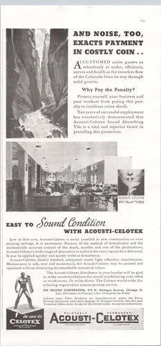 Celotex 1936 original print - 1936,