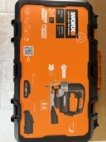 Worx wx543 20v cordless jigsaw - 20v,