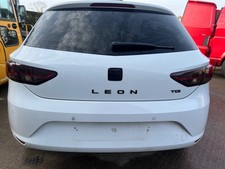2016 SEAT LEON MK3 REAR BUMPER W/PARKING SENSORS LS9R GLACIAR WHITE