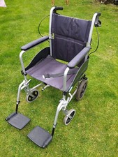 Drive EXP002SIL Expedition Transit Lightweight Aluminium Wheelchair - Silver