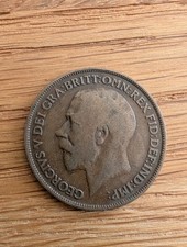King George V One Penny Coin