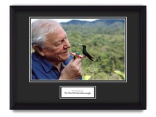 David Attenborough Hand Signed