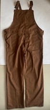 Vtg 1950s 60s Mens Dungarees Bib Brace Trousers Chore Workwear