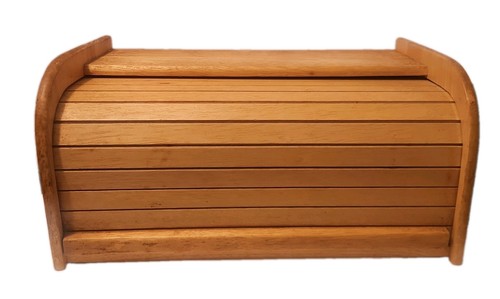 Vintage retro wooden roll top - vintage,