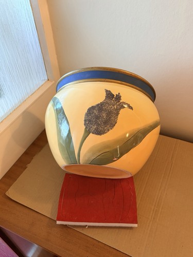 Vintage large ceramic planter - large,