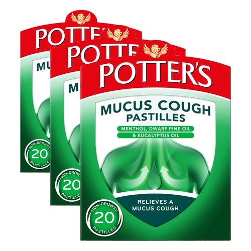Potter mucus cough pastilles - potter,