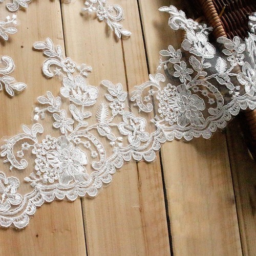 Floral alencon corded lace - floral,
