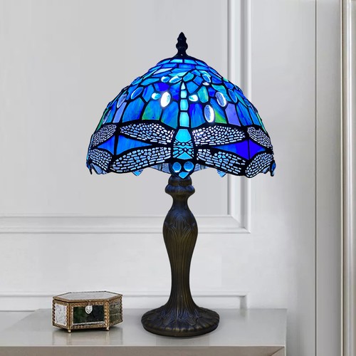 Multicolor tiffany table lamps - tiffany,
