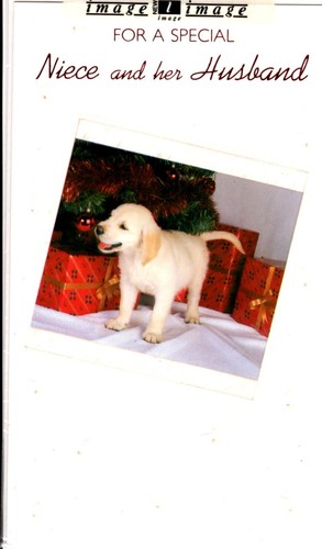 Christmas card for niece and - card,