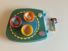Polly Pocket Vintage Funfair Teacups Ride With Doll 2002 Origin Products 