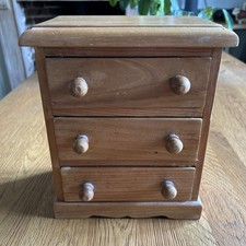 Vintage Wooden Mini Chest of