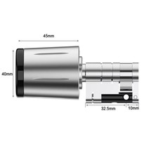 Euro Half Cylinder Auto Smart Lock Security Keyless Access Ttlock APP Control fo
