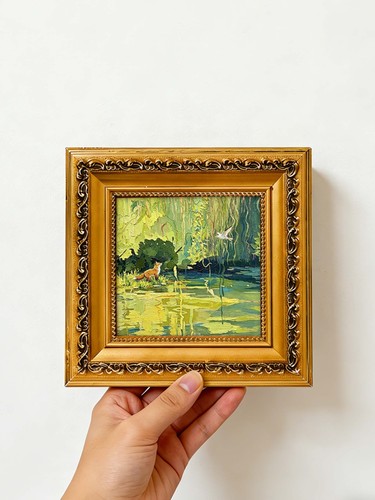 Fox stream landscape - by,