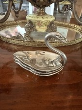 vintage silver-plated swan