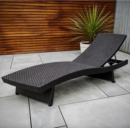 Rattan sun lounger outdoor - sun,