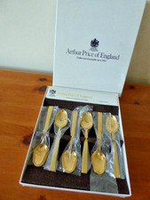 BOXED  SET 6 ARTHUR PRICE GOLD