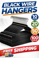 Black Metal Wire Hangers