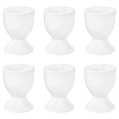 White egg cup - white,
