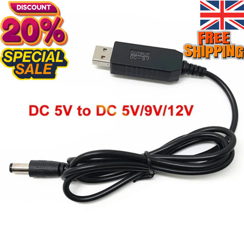 Usb 12v step - usb, 9v/12v
