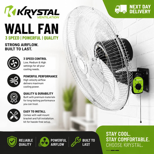 Wall fan heavy duty - fan,