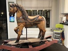 Vintage Hand-Painted Wooden