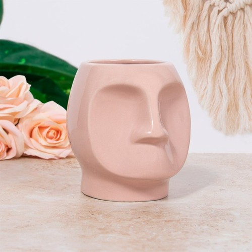 14cm ceramic nude face shape - nude,