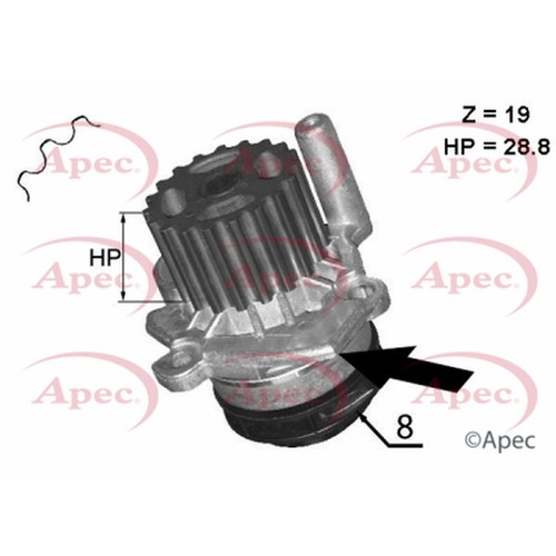 Water pump for scirocco 137 - for,