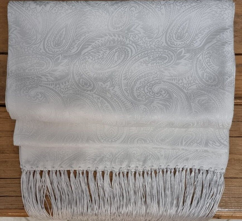 Mens pure silk white - mens, self