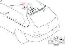 BMW 3 Touring E46 Antenna