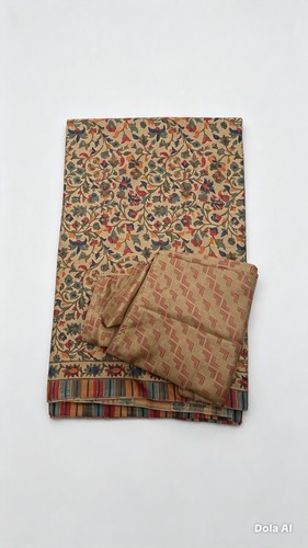 Kalamkari print saree - set, |
