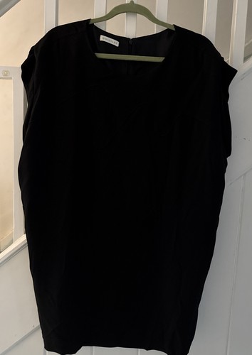 Whistles black tulip dress - black,